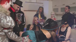 AnalVids Oxy Slave, Altera Pars,Milka, Luna Haze - Halloween